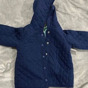 Reversible girls button down coat